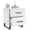 Nachtkastjes 2 st 40x35x47,5 cm bewerkt hout wit