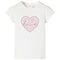 Kindershirt 128 ecru