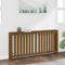 Radiatorombouw 169x19x84 cm massief grenenhout honingbruin
