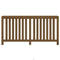 Radiatorombouw 169x19x84 cm massief grenenhout honingbruin