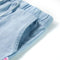 Kindershorts 128 zachtdenimblauw