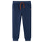 Kinderjoggingbroek 116 gemleerd marineblauw