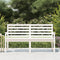 Tuinbank 159,5x48x91,5 cm massief grenenhout wit