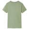 Kindershirt met korte mouwen 116 lichtkakikleurig
