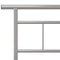 Bedframe metaal grijs 100x200 cm