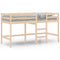 Kinderhoogslaper met ladder 90x190 cm massief grenenhout