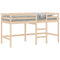 Kinderhoogslaper met ladder 90x190 cm massief grenenhout