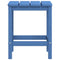 Tuintafel Adirondack 38x38x46 cm HDPE aquablauw