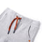 Kinderjoggingbroek 92 gemleerd grijs