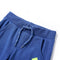 Kinderjoggingbroek 116 gemleerd blauw