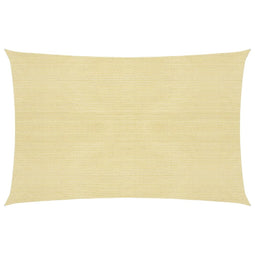 Zonnezeil 160 g/m 5x8 m HDPE beige