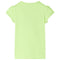Kindershirt 128 neongeel