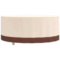 Tuinmeubelhoes rond 600D 213x71 cm oxford beige