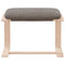 Voetenbank 51x41x40 cm stof taupe