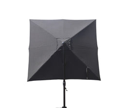 INOWA Zweefparasol 3x3 mtr Aluminum-donkergrijs