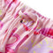 Kindershorts met trekkoord flamingozwembandprint 92 lichtroze