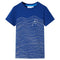 Kindershirt 140 donkerblauw