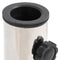 Parasolvoet voor 38/48 mm stok staal zilverkleurig
