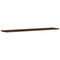 Wandschappen 4 st 100x20x1,5 cm bewerkt hout bruineikenkleurig