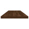 Wandschappen 4 st 100x20x1,5 cm bewerkt hout bruineikenkleurig