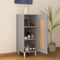 Dressoir 34,5x34x90 cm bewerkt hout grijs sonoma eikenkleurig