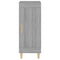 Dressoir 34,5x34x90 cm bewerkt hout grijs sonoma eikenkleurig