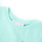 Kindershirt 128 lichtzeeblauw