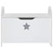 Kinderopbergbankje 62x40x46,5 cm MDF wit
