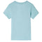 Kindershirt 92 lichtzeeblauw