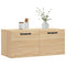 Wandkast 80x36,5x35 cm bewerkt hout sonoma eikenkleurig