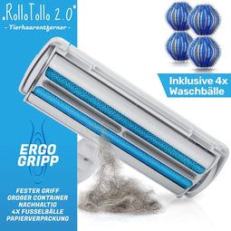 RolloTollo - pluizenroller - kledingroller - herbruikbaar - zelfreinigend set van 2 stuks