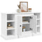 Dressoir 100x35,5x60 cm bewerkt hout wit
