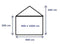Premium Partytent PVC 4x10x2 mtr in Wit-Grijs