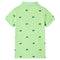 Kinderpoloshirt 128 neongroen