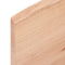 Wastafelblad 60x50x2 behandeld massief hout lichtbruin