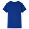 Kindershirt 140 donkerblauw