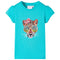 Kindershirt 140 mintkleurig