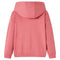Kindertrui met capuchon met paardenontwerp 140 oudroze