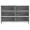 Dressoir 103,5x35x70 cm bewerkt hout betongrijs