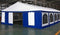 Premium Partytent PVC 5x12x2 mtr in Wit-Blauw
