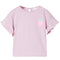 Kindershirt met mouwen met ruches 92 lila