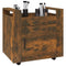 Bureaukastje 60x45x60 cm bewerkt hout gerookt eikenkleurig
