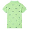 Kinderpoloshirt104 neongroen