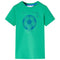 Kindershirt met voetbalprint 92 groen
