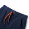 Kinderjoggingbroek 128 gemleerd marineblauw