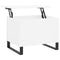Salontafel 60x44,5x45 cm bewerkt hout wit