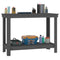 Werkbank 110x50x80 cm massief grenenhout grijs