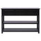 Dressoir 115x30x76 cm hout zwart