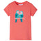 Kindershirt 116 koraalkleurig