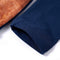 Kinderjurk met lange mouwen paardenprint 140 marineblauw
